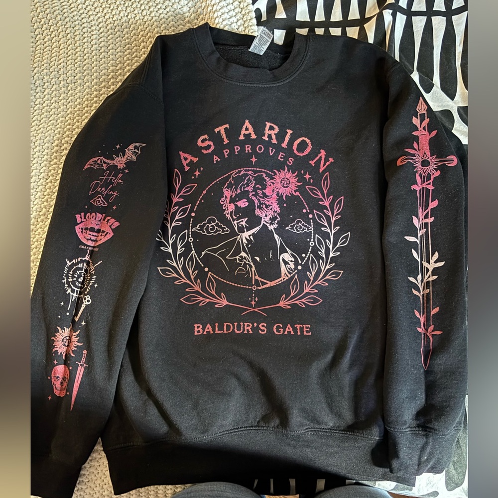 Baldur’s Gate 3 Astarion Approves Sweatshirt